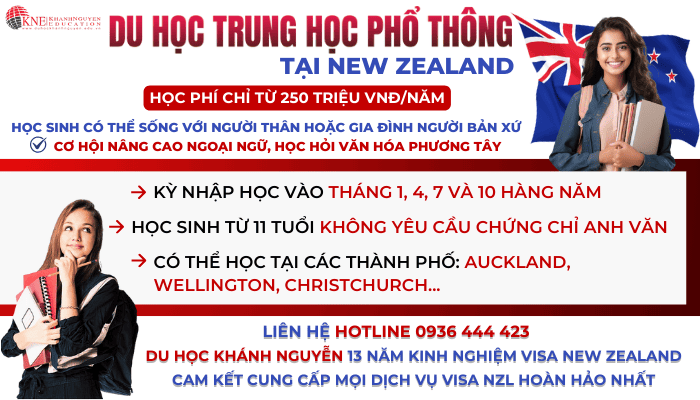 du học trung học phổ thông new zealand