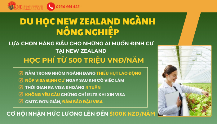 Du học New Zealand ngành Nông Nghiệp