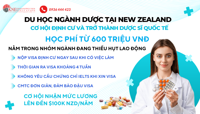 DU HỌC NEW ZEALAND NGÀNH DƯỢC