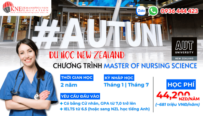 DU HỌC NEW ZEALAND NGÀNH THẠC SĨ KHOA HỌC ĐIỀU DƯỠNG